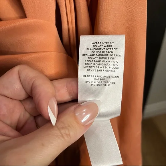 See By Chloe Silk Blend Ruffle Blouse Size 34 - Picture 13 of 16